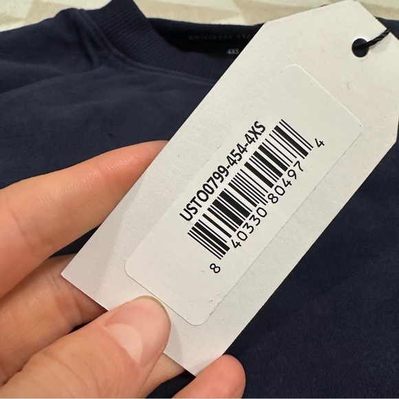 Universal standard midnight blue peachy terry side zip pullover - Picture 3 of 3